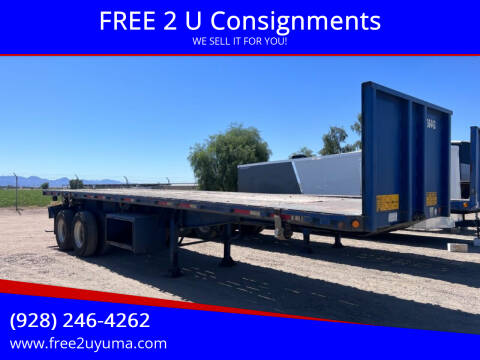 2007 Lufkin Flatbed Trailer for sale at FREE 2 U Consignments in Yuma AZ