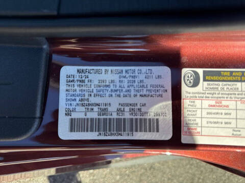 2025 Nissan Z Performance