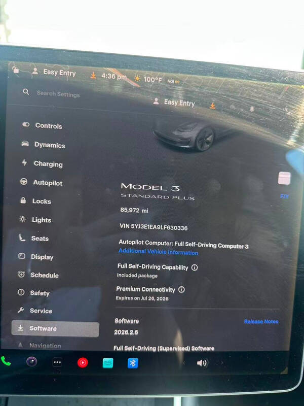 2020 Tesla Model 3 Standard Range