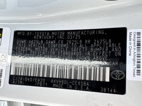 2025 Toyota Camry SE