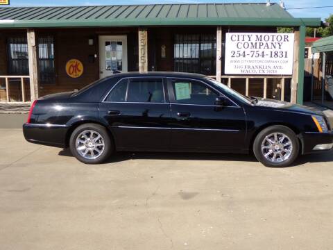 2011 Cadillac DTS for sale at CITY MOTOR COMPANY in Waco TX
