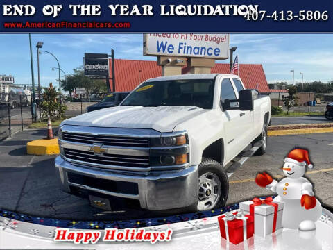 2015 Chevrolet Silverado 2500HD for sale at American Financial Cars in Orlando FL