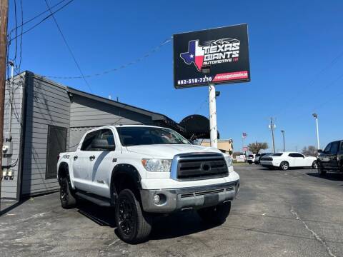 2012 Toyota Tundra for sale at Texas Giants Automotive in Mansfield TX