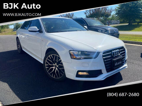 2014 Audi A4 for sale at BJK Auto in Oilville VA