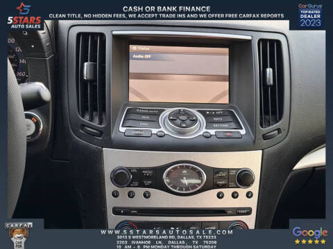 2009 Infiniti G37 Sedan Journey