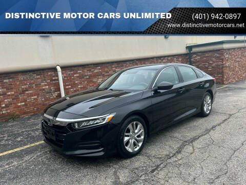 2018 Honda Accord for sale at DISTINCTIVE MOTOR CARS UNLIMITED in Johnston RI