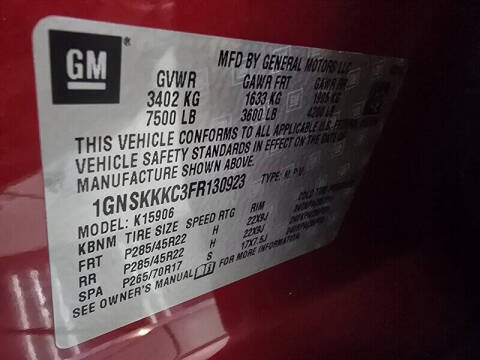 2015 Chevrolet Suburban LTZ