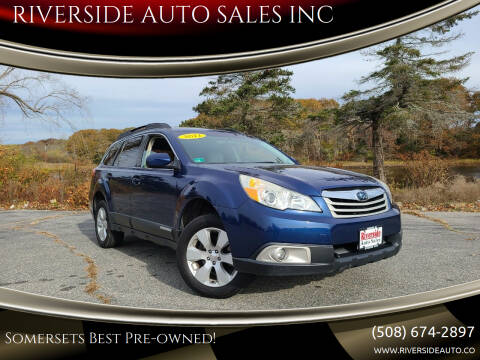 2011 Subaru Outback for sale at RIVERSIDE AUTO SALES INC in Somerset MA