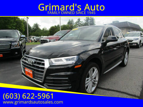 2018 Audi Q5 for sale at Grimard's Auto in Hooksett NH