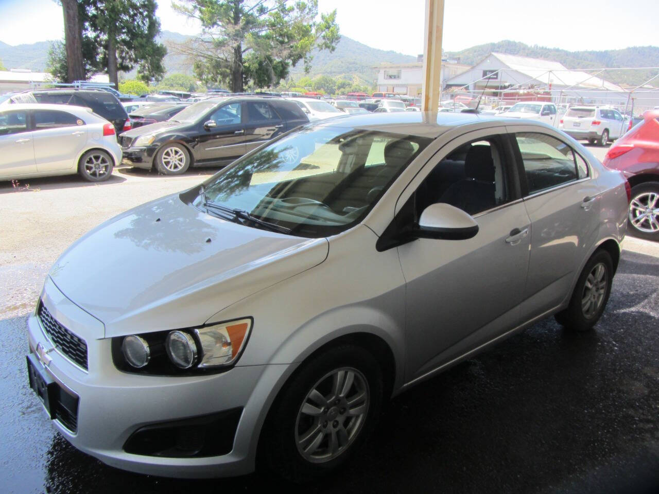 Silver 2016 Chevrolet Sonic LT Auto LT Auto 4dr Sedan 2