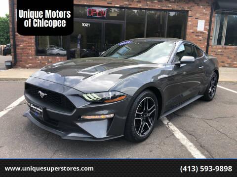 2019 Ford Mustang for sale at Unique Motors of Chicopee in Chicopee MA
