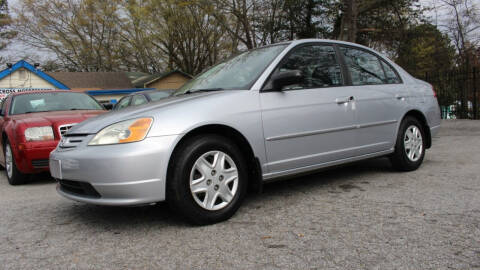 2003 Honda Civic for sale at NORCROSS MOTORSPORTS in Norcross GA