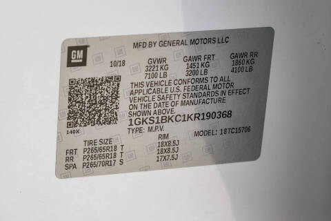 2019 GMC Yukon SLT