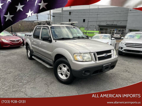 2004 Ford Explorer Sport Trac for sale at All American Imports in Alexandria VA