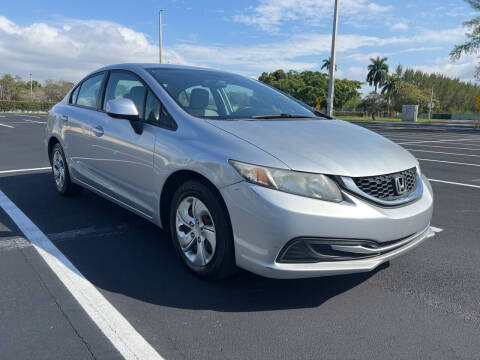 2013 Honda Civic for sale at Nation Autos Miami in Hialeah FL