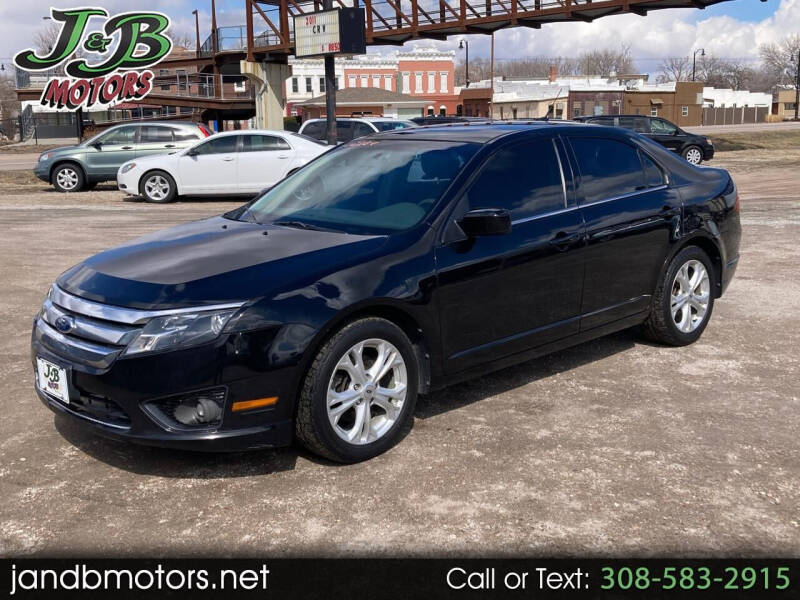 2012 Ford Fusion for sale at J & B Motors in Wood River NE