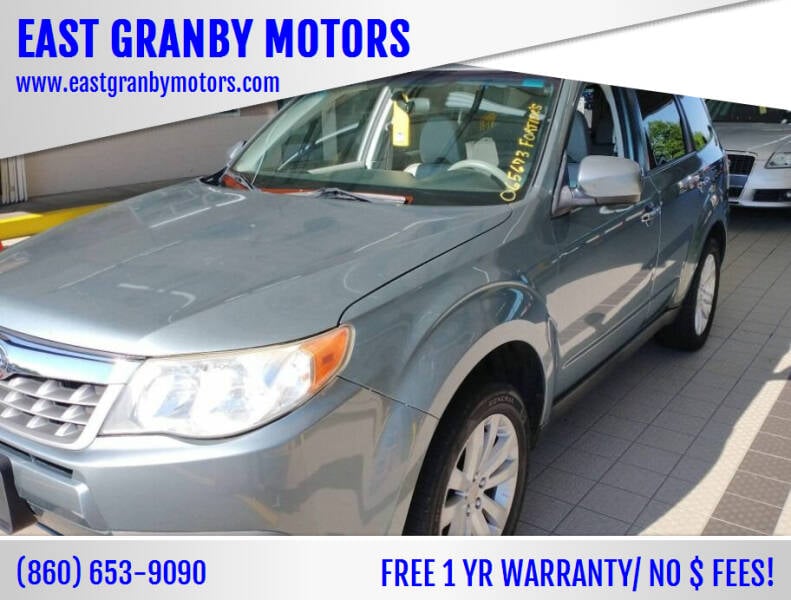 2011 Subaru Forester for sale at EAST GRANBY MOTORS in East Granby CT