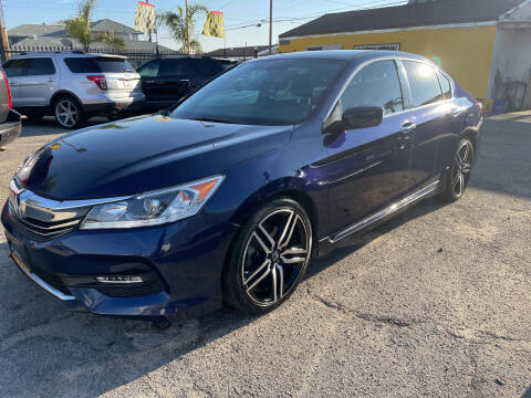 2016 Honda Accord for sale at JR'S AUTO SALES in Pacoima CA