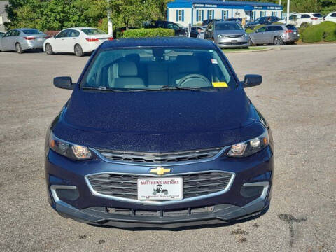 2016 Chevrolet Malibu for sale at Auto Finance of Raleigh in Raleigh NC