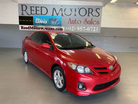 2013 Toyota Corolla for sale at REED MOTORS LLC in Phoenix AZ