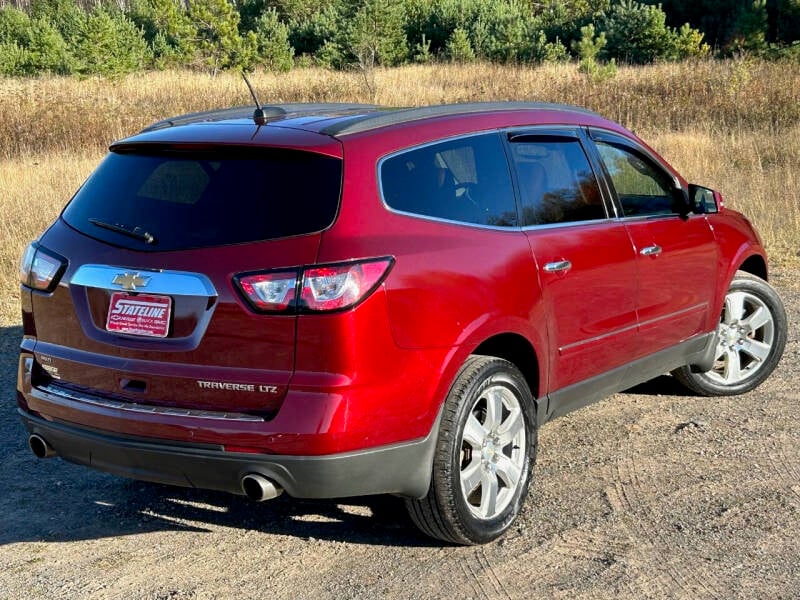 Used 2016 Chevrolet Traverse LTZ with VIN 1GNKVJKD8GJ206081 for sale in Iron River, MI