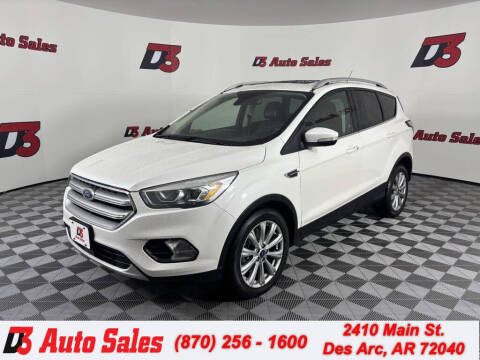 2017 Ford Escape for sale at D3 Auto Sales in Des Arc AR