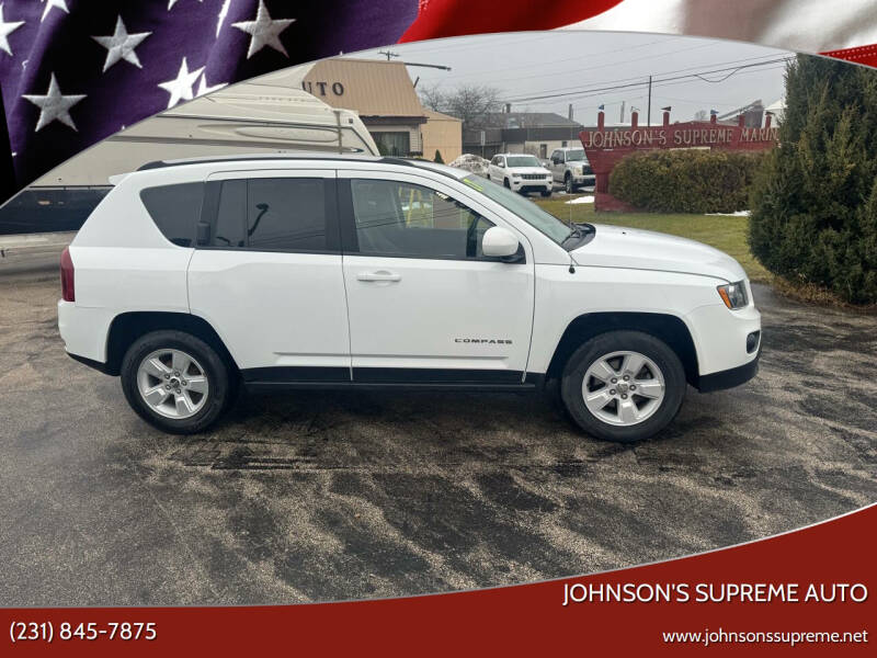 2017 Jeep Compass for sale at Johnson's Supreme Auto in Ludington MI