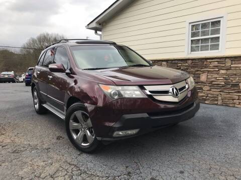 2007 Acura MDX for sale at NO FULL COVERAGE AUTO SALES LLC in Austell GA