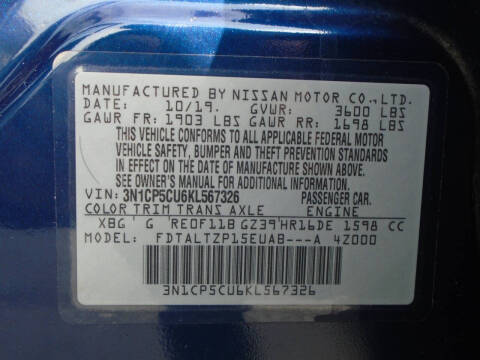 2019 Nissan Kicks SR