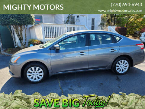 2015 Nissan Sentra for sale at MIGHTY MOTORS in Marietta GA