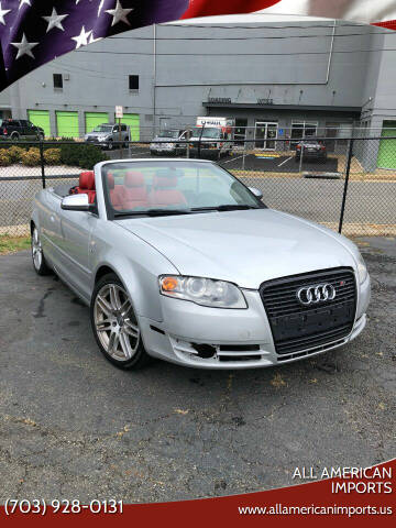 2009 Audi S4 for sale at All American Imports in Alexandria VA