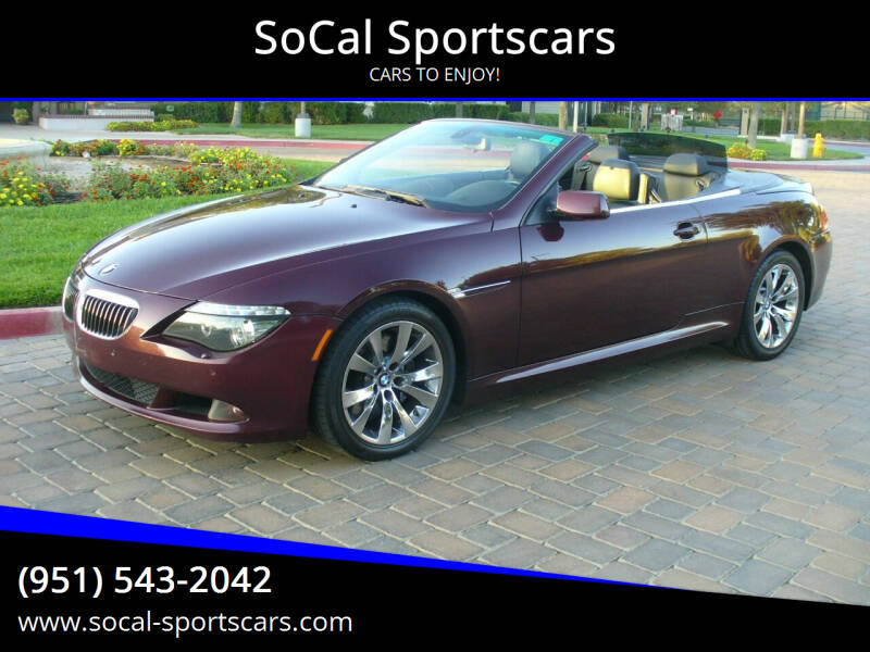 2008 BMW 6 Series for sale at SoCal Sportscars in Covina CA
