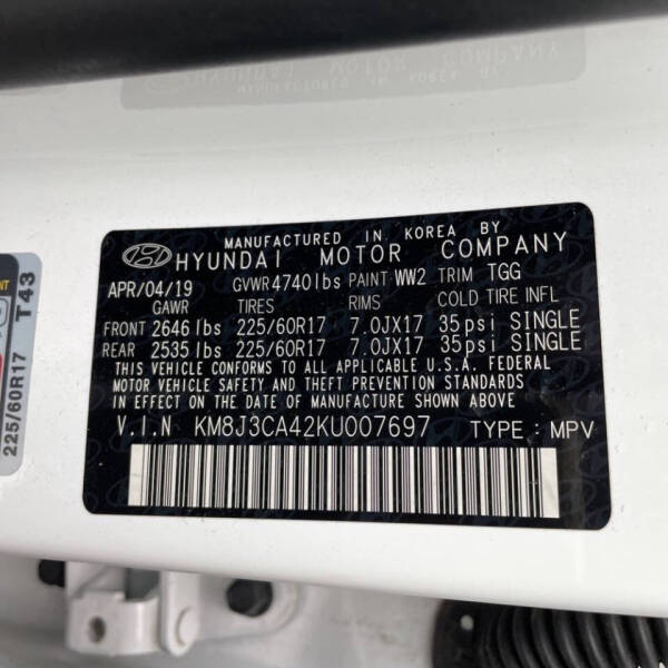 2019 Hyundai Tucson Value