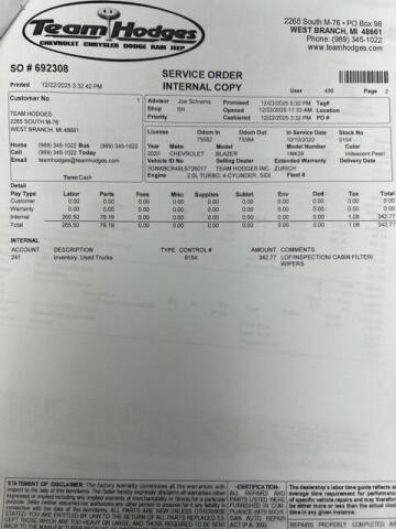 2020 Chevrolet Blazer LT