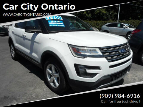 2016 Ford Explorer for sale at Car City Ontario in Ontario CA