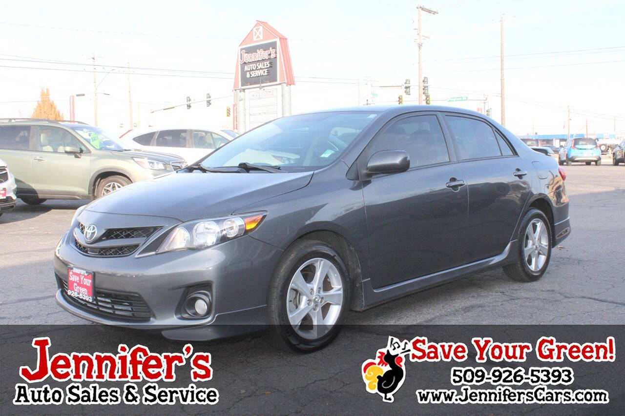 2012 Toyota Corolla for sale at Jennifer's Auto Sales & Service in Spokane Valley, WA