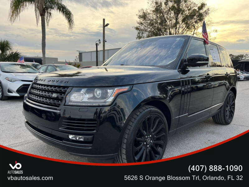 2017 Land Rover Range Rover for sale at V & B Auto Sales in Orlando FL