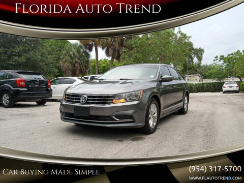 2016 Volkswagen Passat for sale at Florida Auto Trend in Plantation FL