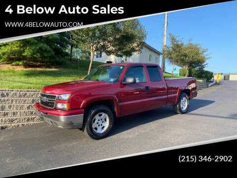 2006 Chevrolet Silverado 1500 for sale at 4 Below Auto Sales in Willow Grove PA