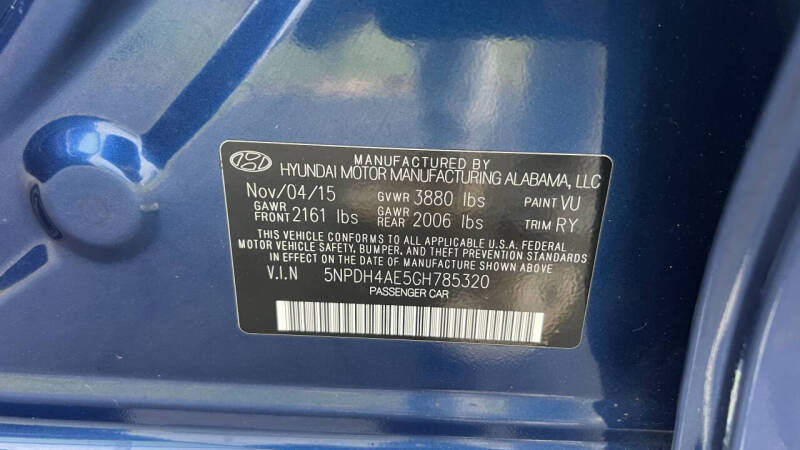 2016 Hyundai Elantra Limited