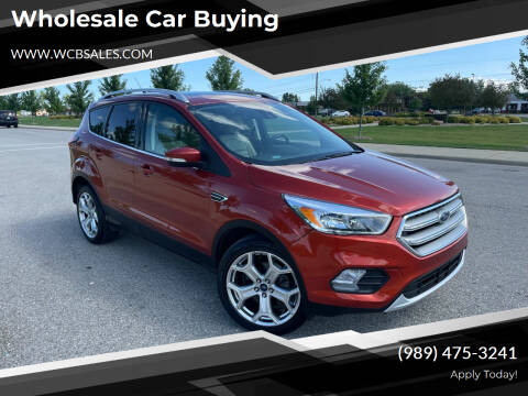 2019 Ford Escape for sale at Wholesale Car Buying in Saginaw MI