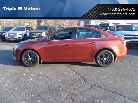 2012 Chevrolet Cruze for sale at Triple M Motors in Saint John IN