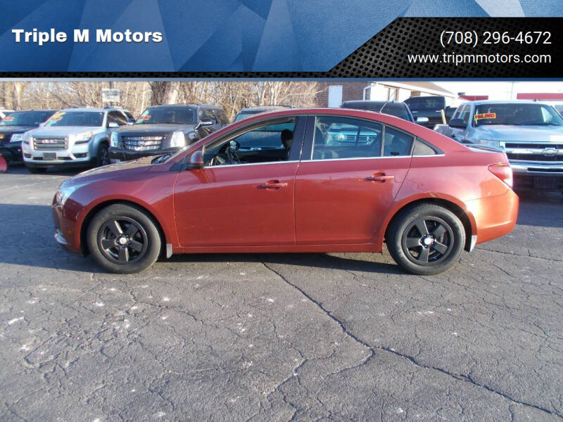 2012 Chevrolet Cruze for sale at Triple M Motors in Saint John IN