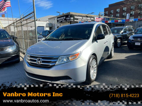 2013 Honda Odyssey for sale at Vanbro Motors Inc in Staten Island NY