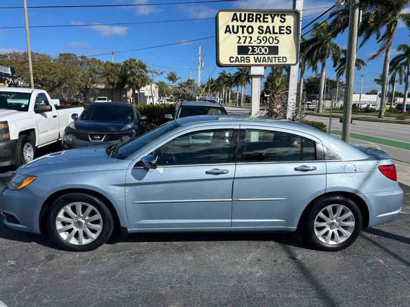 2013 Chrysler 200 for sale at Aubrey's Auto Sales in Delray Beach FL