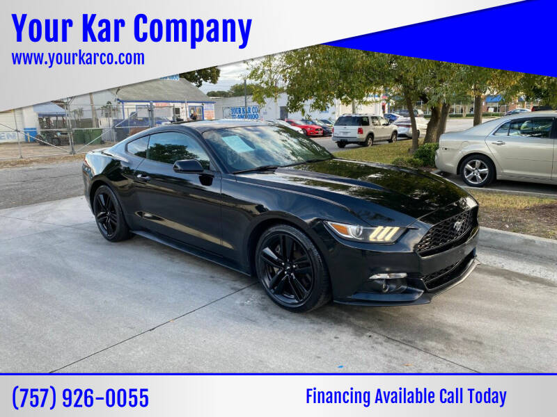 2015 Ford Mustang for sale at Your Kar Company in Norfolk VA