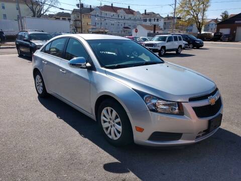 2011 Chevrolet Cruze for sale at A J Auto Sales in Fall River MA