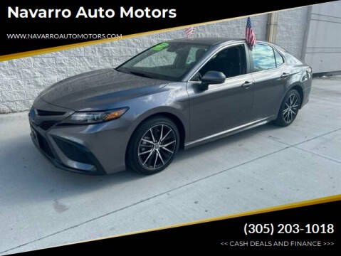 2021 Toyota Camry for sale at Navarro Auto Motors in Hialeah FL