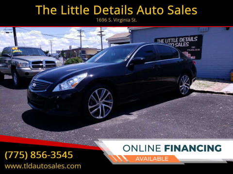 2013 Infiniti G37 Sedan for sale at The Little Details Auto Sales in Reno NV