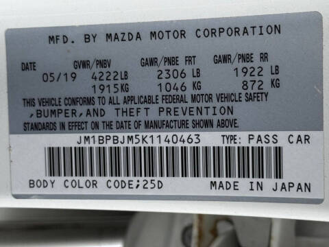 2019 Mazda Mazda3 Hatchback